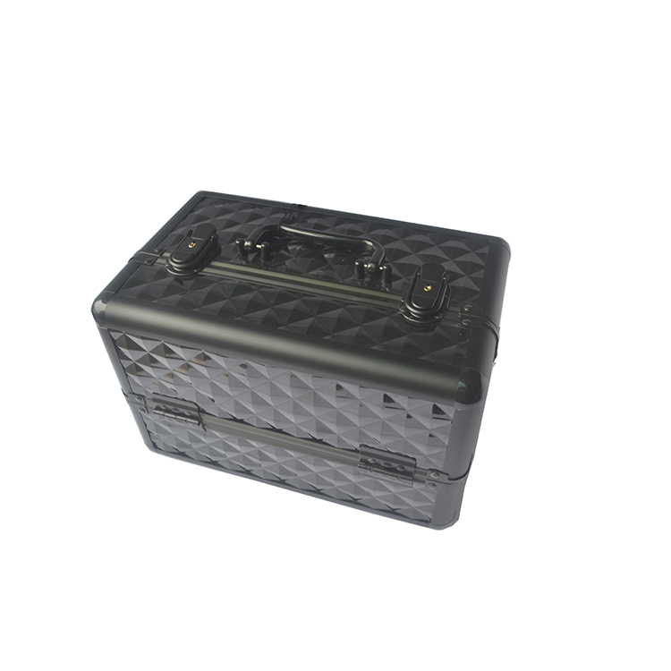 Professional Large Lockable Acrylic Vanity Makeup & Cosmetic Storage Display Case