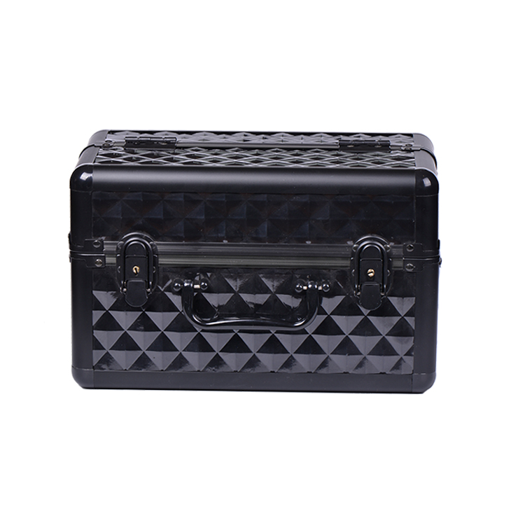Professional Large Lockable Acrylic Vanity Makeup & Cosmetic Storage Display Case