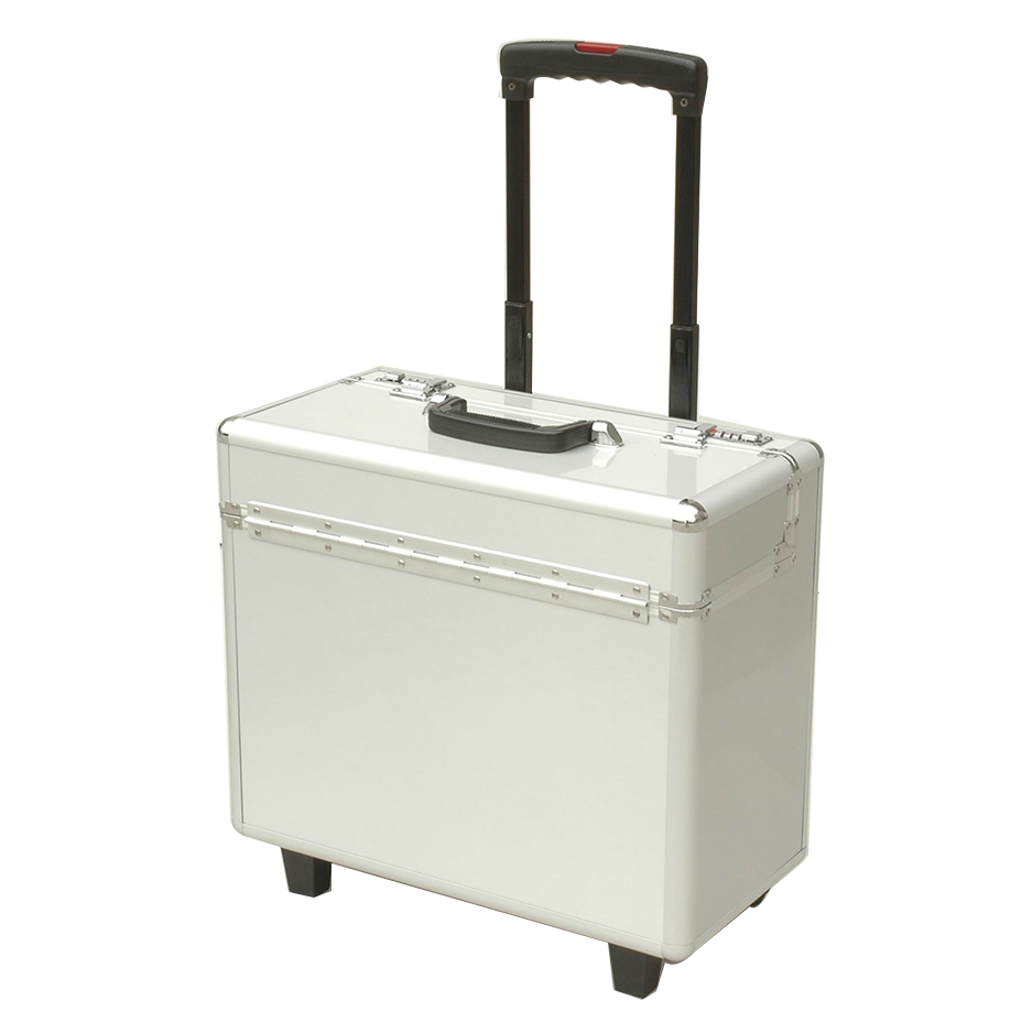 Varnish aluminum hard case luggage online,cheap luggage cases with Jacquard and Bag inner,jewelry trolley case