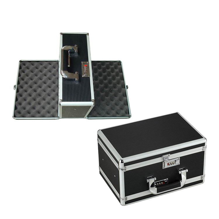 double side gun case Cheap army short gun box,aluminum frame gun case