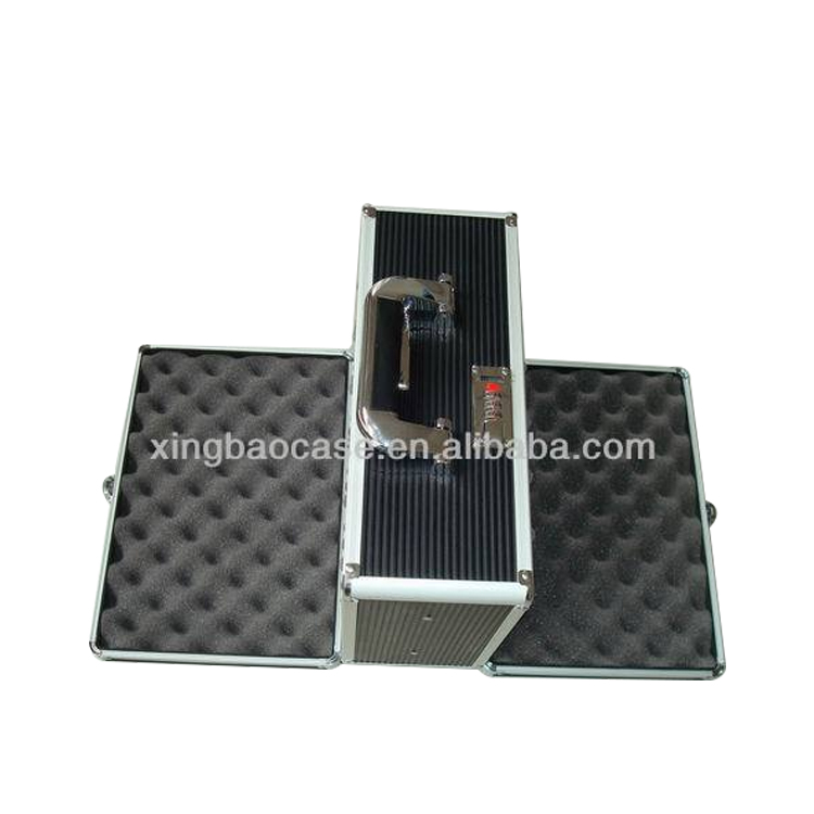 double side gun case Cheap army short gun box,aluminum frame gun case