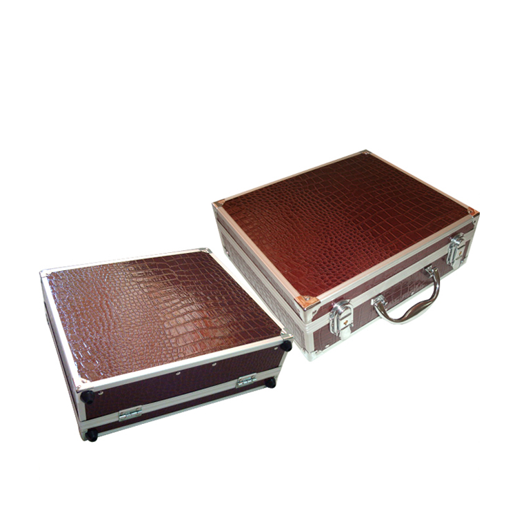 Beauty Hard Vanity Case, Aluminum Jewelry Box, Beauty Ring Case With Light With Mirror