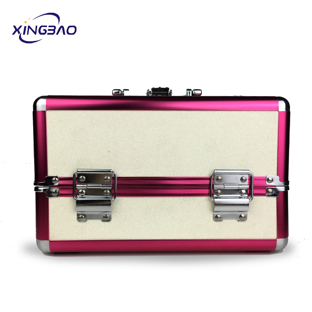 Fashion portable portable multi-function shiny makeup box