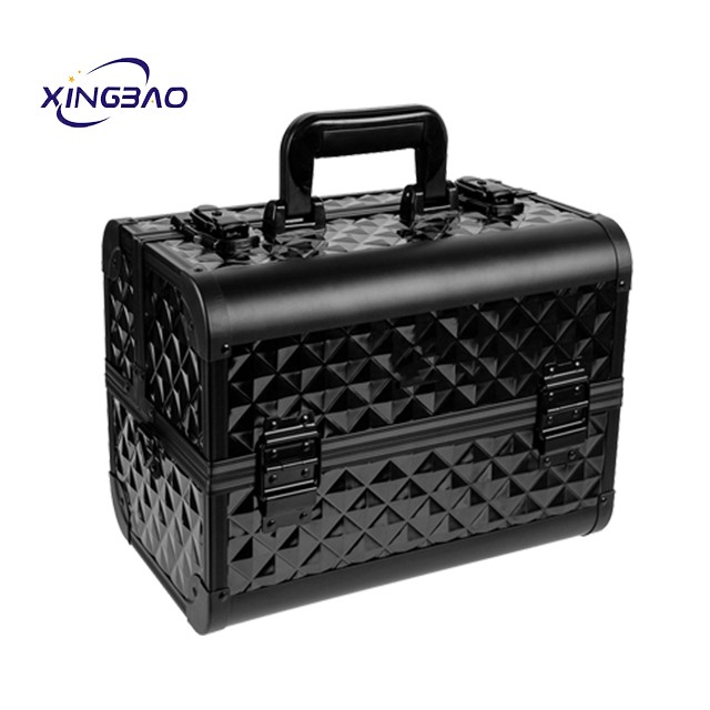 Professional Large Lockable Vanity Makeup & Cosmetic Storage Display Case
