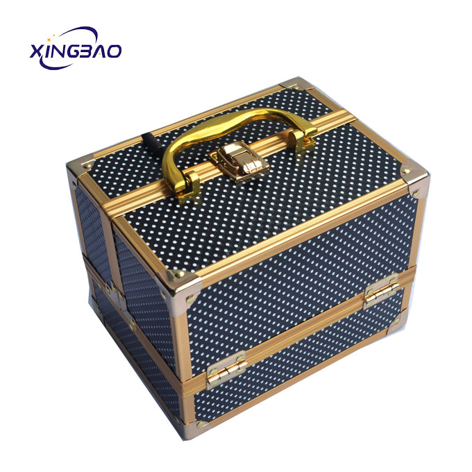 Professional Large Lockable Vanity Makeup & Cosmetic Storage Display Case - 副本