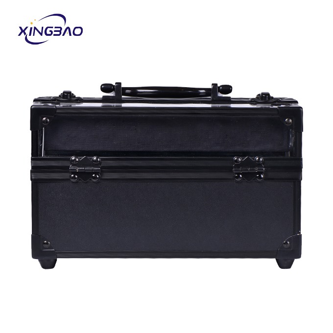 Aluminum ex-factory price needlepoint cosmetic case kit