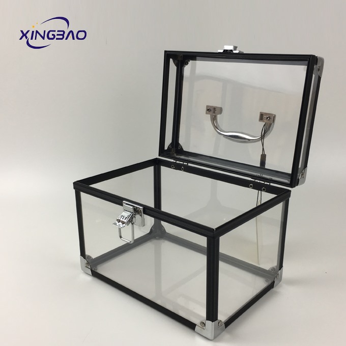 Plastic Material and Cosmetic display Usage Clear Acrylic Cosmetic Case