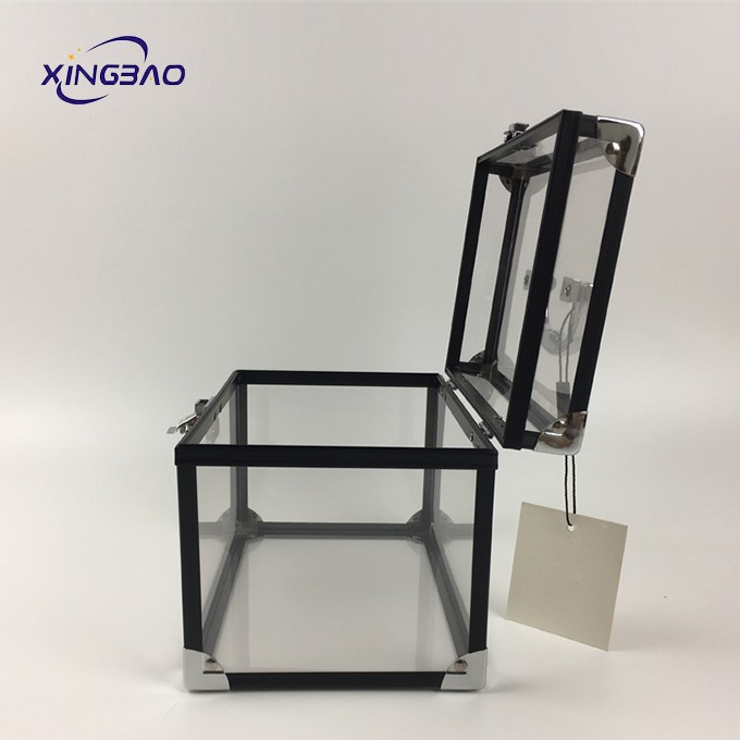 Plastic Material and Cosmetic display Usage Clear Acrylic Cosmetic Case