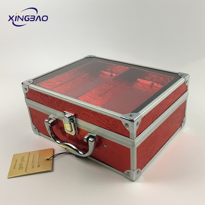 Products Factory custom high class cube thick clear acrylic display storage box makeup case