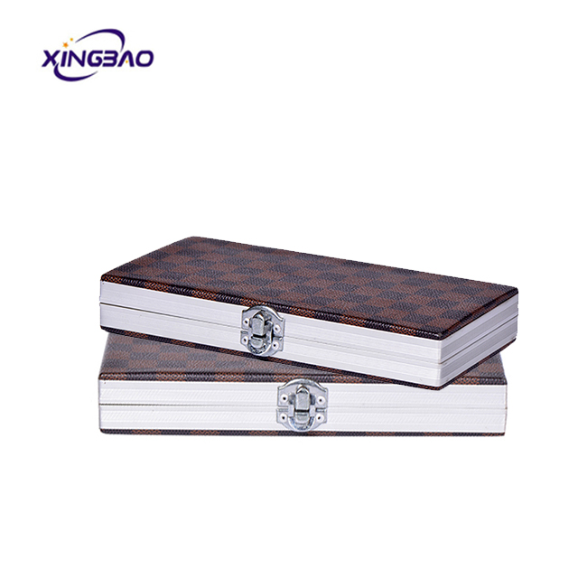professional hairdressing clippers Custom PVC aluminum hairdressing hair stylist barber wooden leather scissor case 