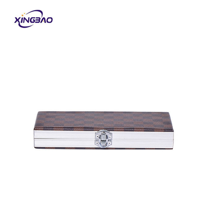 professional hairdressing clippers Custom PVC aluminum hairdressing hair stylist barber wooden leather scissor case 