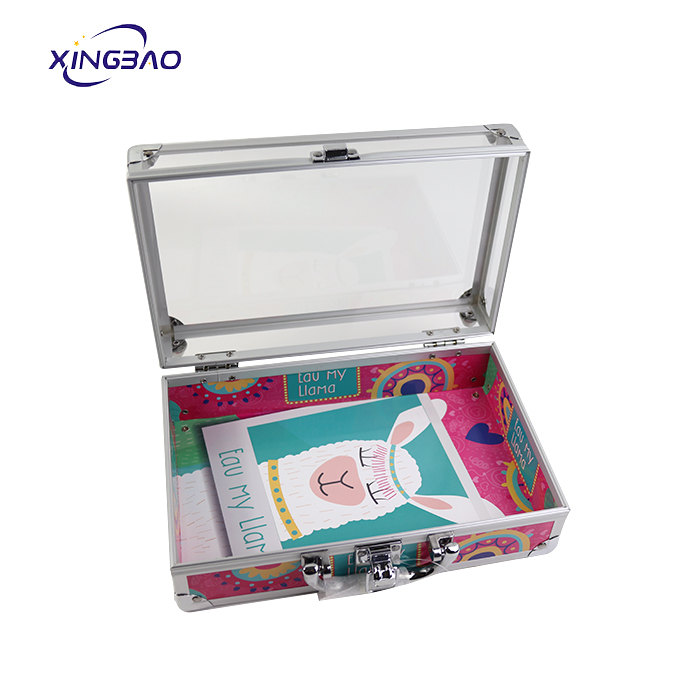 makeup case aluminum makeup kit boxs with  makeup kits for professionals box Acrylic