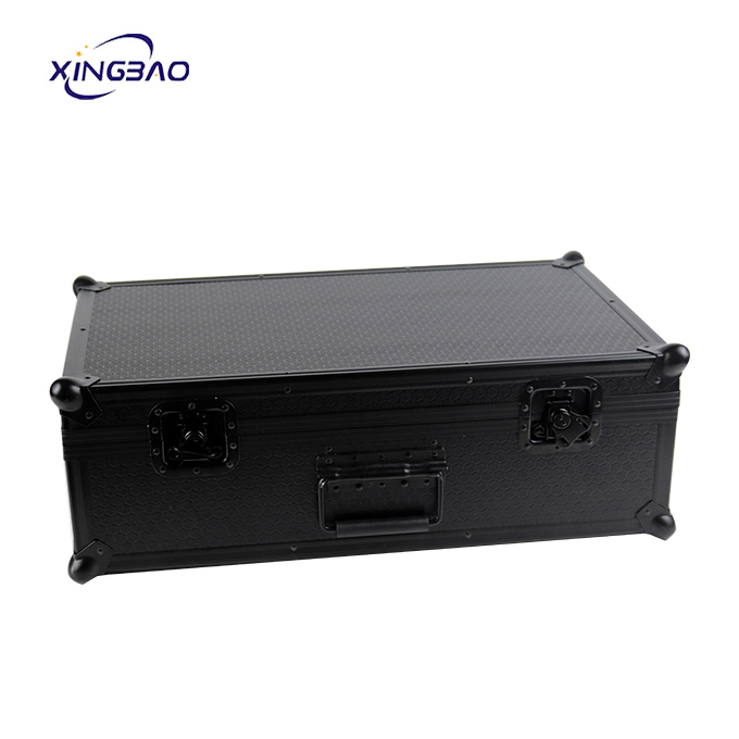 Black tool box Aluminum Case aluminum briefcase hard case with customized size and foam - 副本