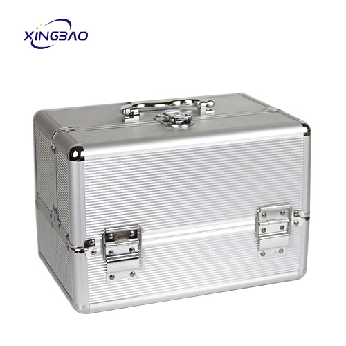 professional storage box  train case beauty  nail case  jewelry box cosmetic makeup aluminum case
