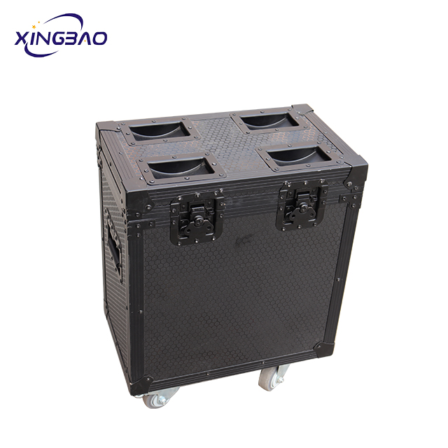 Custom Large Equipment Carrying Drum Flight Case with Foam Interior Hard Aluminum Flight Case with Wheels
