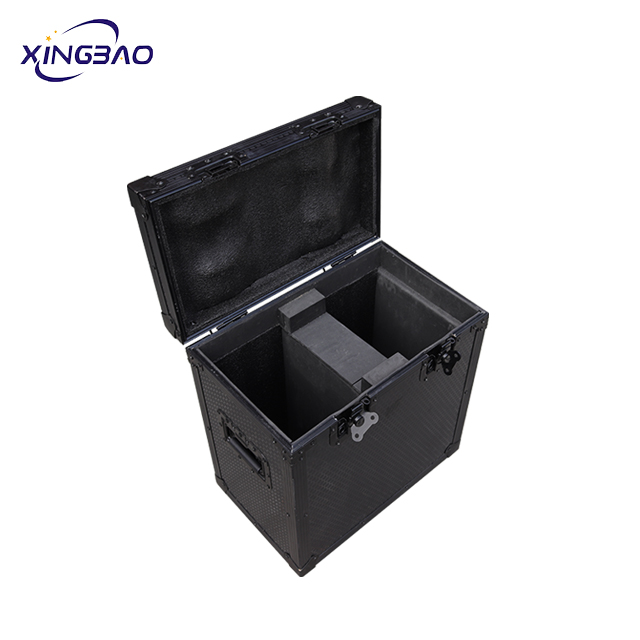 Custom Large Equipment Carrying Drum Flight Case with Foam Interior Hard Aluminum Flight Case with Wheels