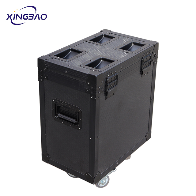 Custom Large Equipment Carrying Drum Flight Case with Foam Interior Hard Aluminum Flight Case with Wheels