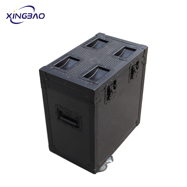 Custom Large Equipment Carrying Drum Flight Case with Foam Interior Hard Aluminum Flight Case with Wheels